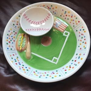 Cute chip and dip platter